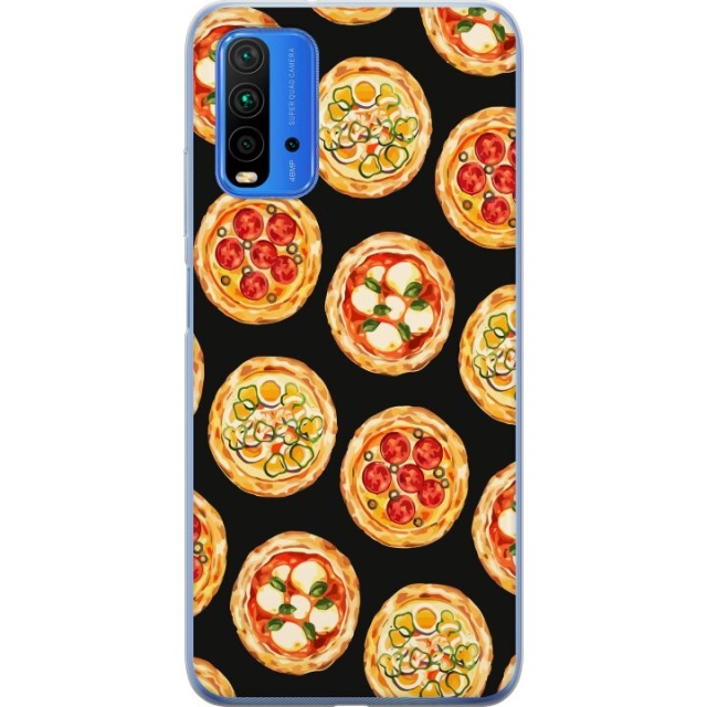 Mobilcover til Xiaomi Redmi 9T med Pizza motiv