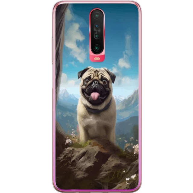 Mobilcover til Xiaomi Redmi K30 med Glad Hund motiv