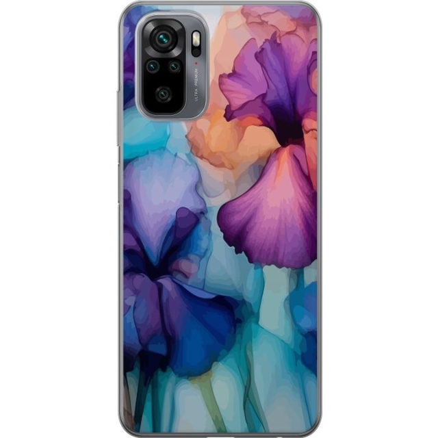 Mobilcover til Xiaomi Redmi Note 10 med Magiske blomster motiv