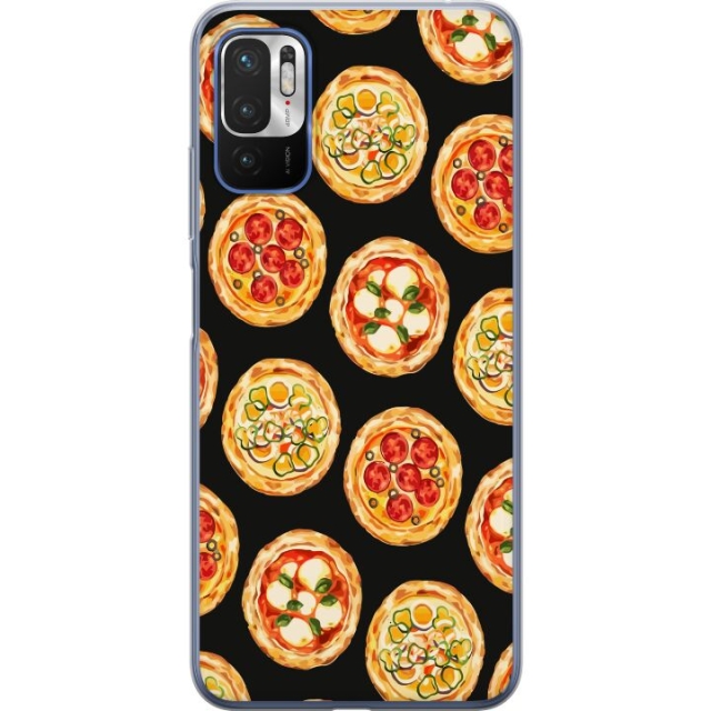 Mobilcover til Xiaomi Redmi Note 10 5G med Pizza motiv