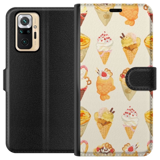 Tegnebogsetui til Xiaomi Redmi Note 10 Pro med Glasagtigt motiv