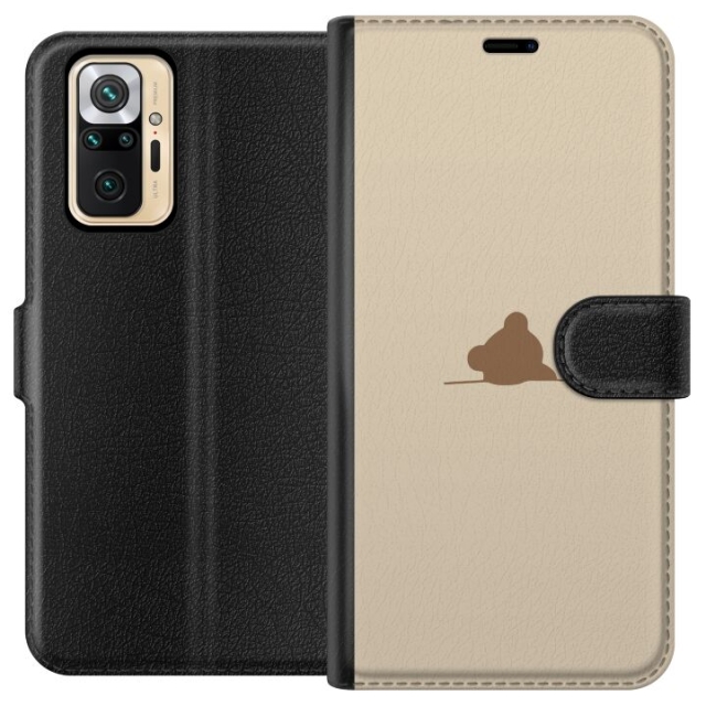 Tegnebogsetui til Xiaomi Redmi Note 10 Pro med Nalle motiv
