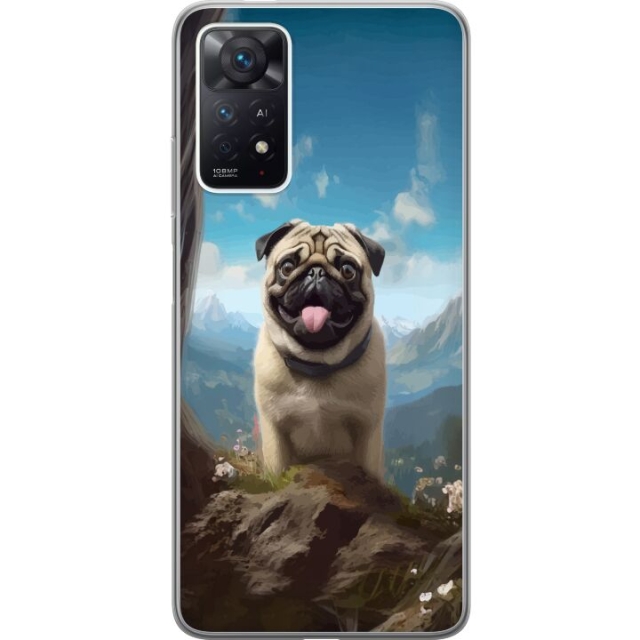 Mobilcover til Xiaomi Redmi Note 11 Pro med Glad Hund motiv