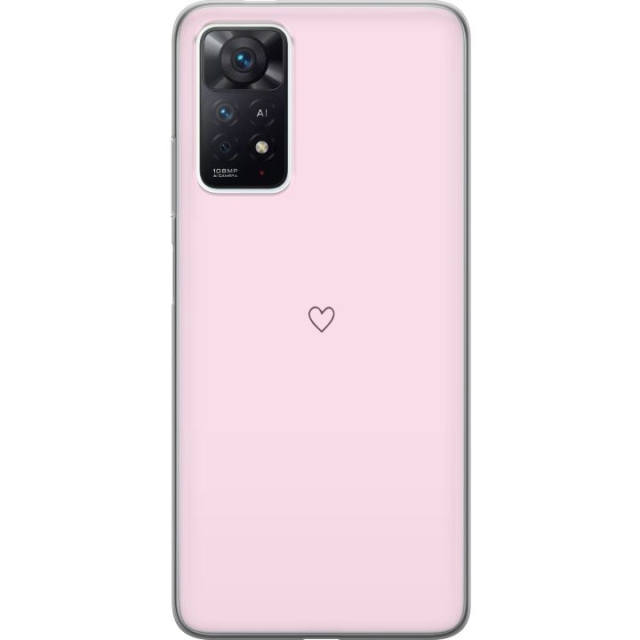 Mobilcover til Xiaomi Redmi Note 11 Pro med Hjerte motiv