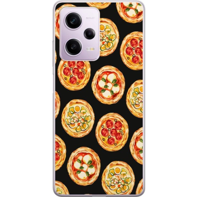 Mobilcover til Xiaomi Redmi Note 12 Pro med Pizza motiv