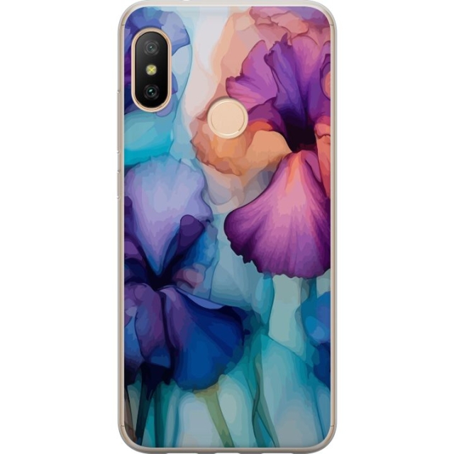 Mobilcover til Xiaomi Redmi 6 Pro med Magiske blomster motiv