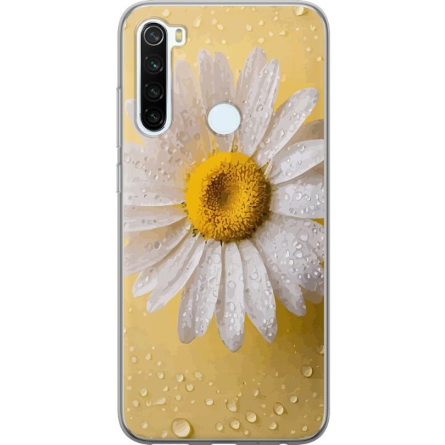 Mobilcover til Xiaomi Redmi Note 8 med Porcelænsblomst motiv