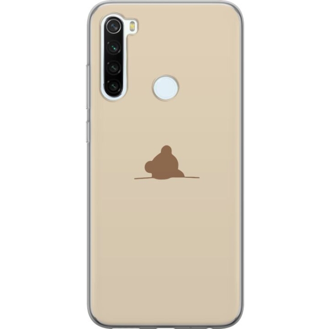 Mobilcover til Xiaomi Redmi Note 8 med Nalle motiv