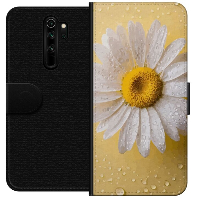 Tegnebogsetui til Xiaomi Redmi Note 8 Pro  med Porcelænsblomst motiv