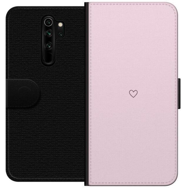 Tegnebogsetui til Xiaomi Redmi Note 8 Pro  med Hjerte motiv