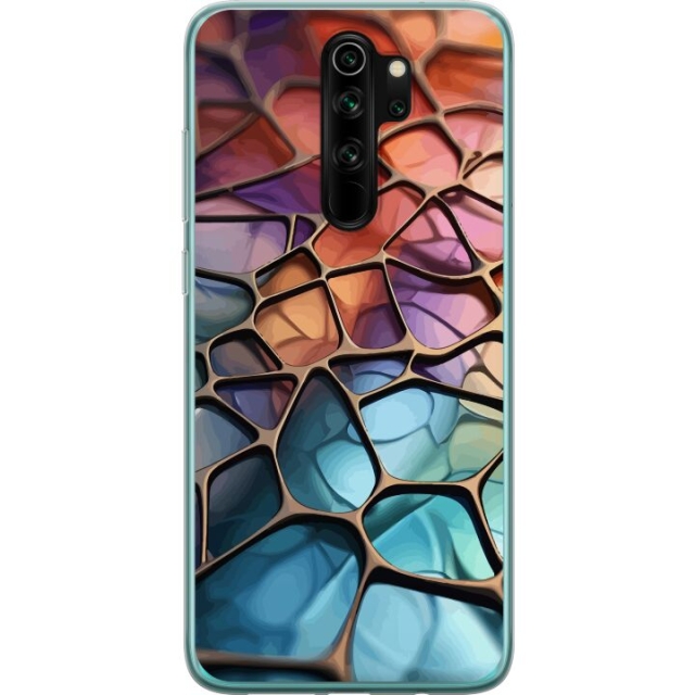 Mobilcover til Xiaomi Redmi Note 8 Pro  med Metallict mønster motiv