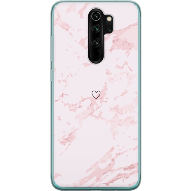 Mobilcover til Xiaomi Redmi Note 8 Pro  med Rosa Hjerte motiv