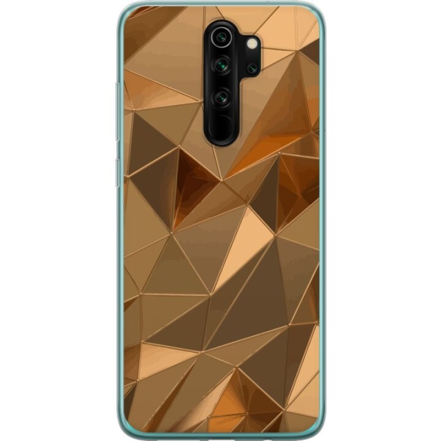 Mobilcover til Xiaomi Redmi Note 8 Pro  med 3D Guld motiv