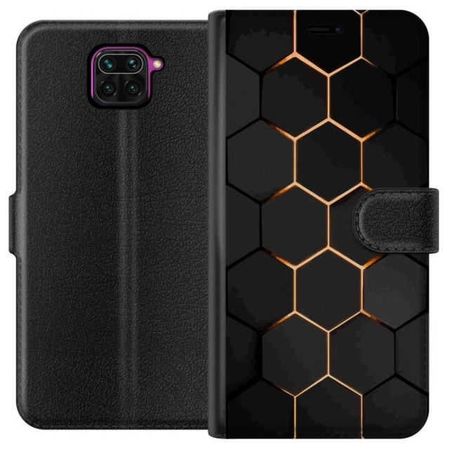 Tegnebogsetui til Xiaomi Redmi Note 9 med Luksuriøst Mønster motiv