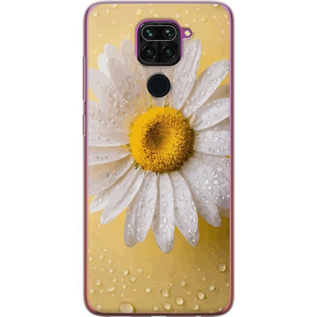 Mobilcover til Xiaomi Redmi Note 9 med Porcelænsblomst motiv