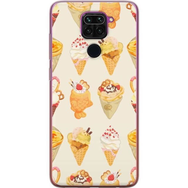 Mobilcover til Xiaomi Redmi Note 9 med Glasagtigt motiv