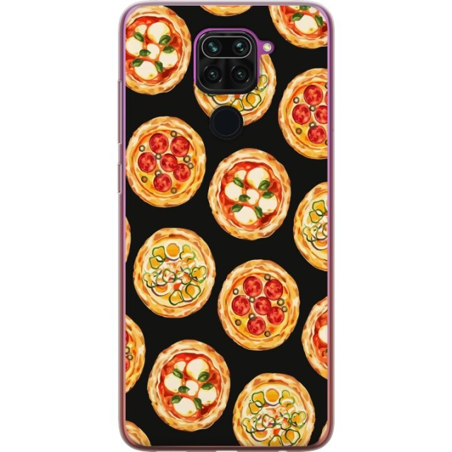Mobilcover til Xiaomi Redmi Note 9 med Pizza motiv