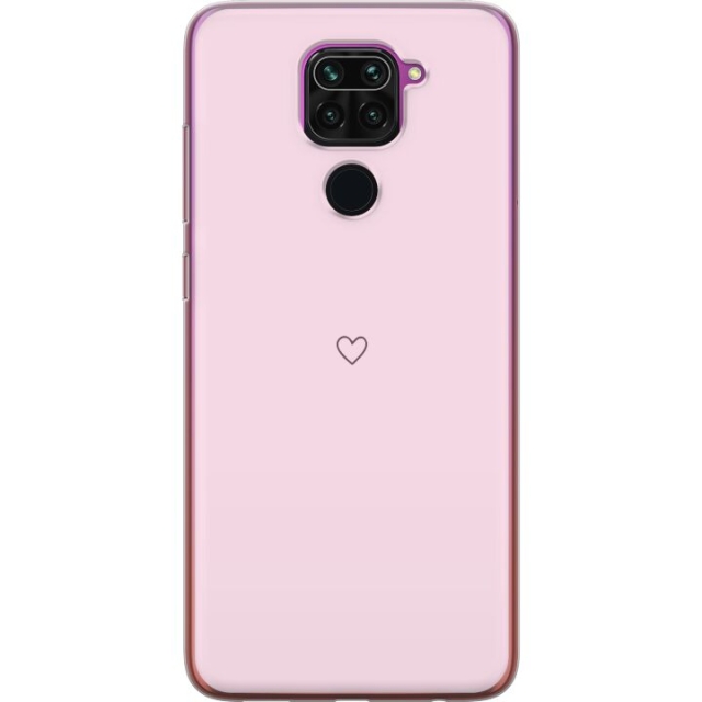 Mobilcover til Xiaomi Redmi Note 9 med Hjerte motiv