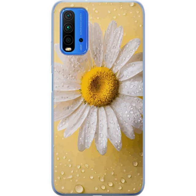 Mobilcover til Xiaomi Redmi Note 9 4G med Porcelænsblomst motiv