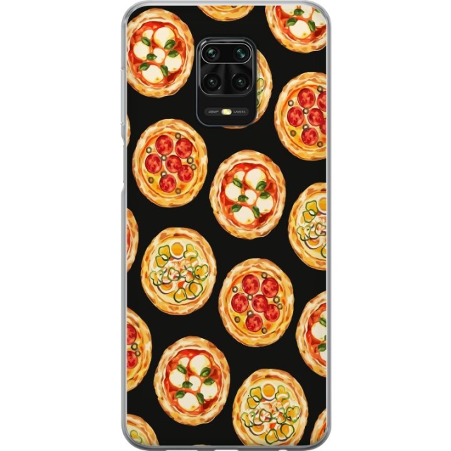 Mobilcover til Xiaomi Redmi Note 9S med Pizza motiv