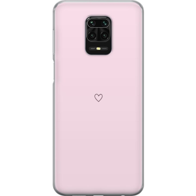 Mobilcover til Xiaomi Redmi Note 9S med Hjerte motiv