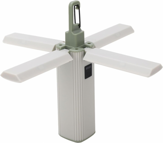 Hopfällbar LED campinglampa med flera ljuslägen