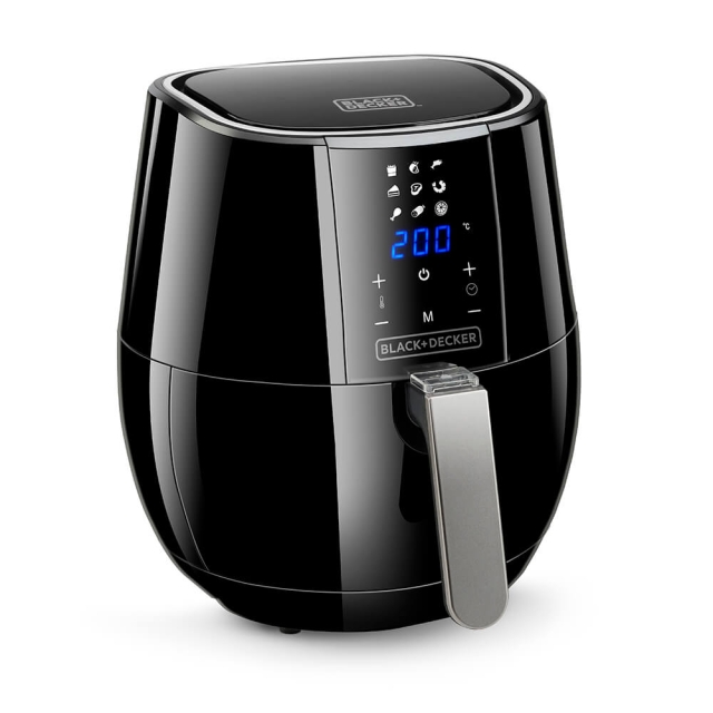 BLACK+DECKER Airfryer Digital Control 3,5L Sort