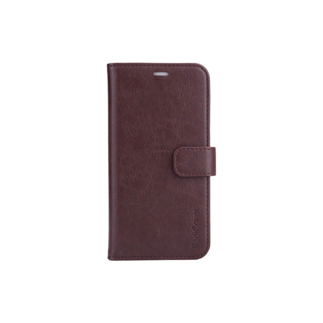 Radicover Strålingsbeskyttende Wallet PU iPhone 13 Flipcover RFID Brun