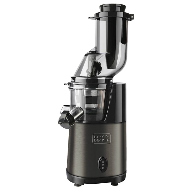 BLACK+DECKER Slow Juicer BXJE200E Børstet Rustfrit Stål