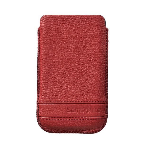 Samsonite Mobile Bag Classic Leather Small Red