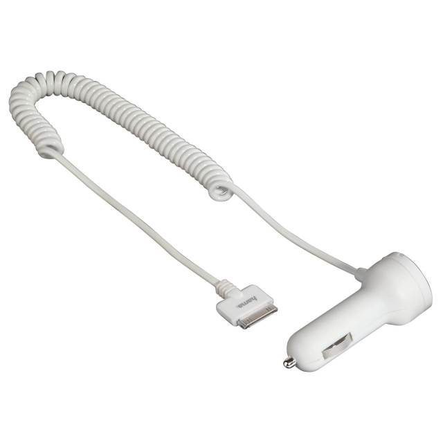 Hama Lader 12/24V 30-pin iPhone 3G/3G S/4/4S og iPod MFI