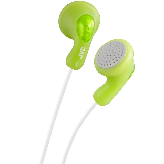 JVC Hovedtelefon F14 Gumy In-Ear Grøn