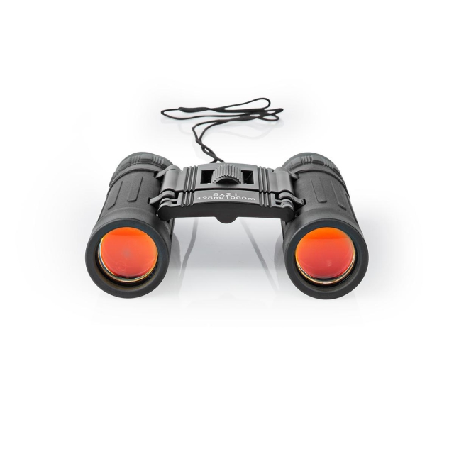 Nedis Kikkert | Forstørrelse: 8 x | Objektivlinsediameter: 21 mm | Synsfelt: 128 m | Rejsetaske inkluderet | Sort