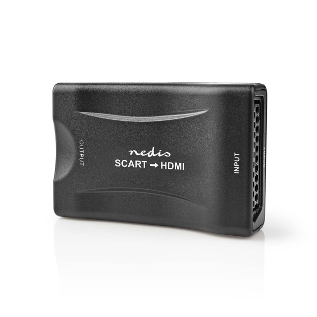 Nedis HDMI ™ Converter | SCART Female | 1x HDMI™ Output | 1-vejs | 1080p | 1.2 Gbps | ABS | Sort