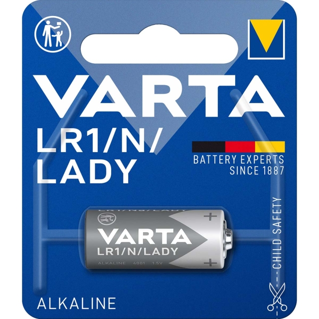 Alkaline Batteri Lr1 1.5 V 1-Pakke