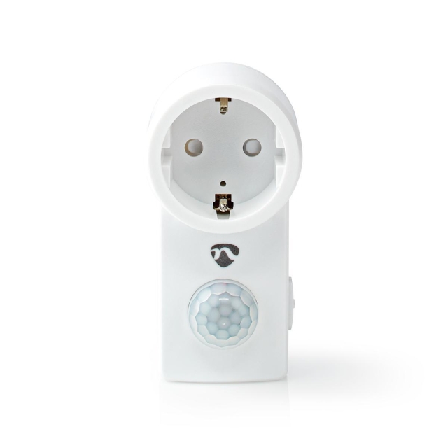 Nedis bevægelsesdetektor | Indendørs | Type F (CEE 7/7) | Type F (CEE 7/7) | 120 ° | 5 - 300 W | 300 W | 1200 W | 3 - 2000 Lux | Sensor-teknologi: PIR | Sensor rækkevidde: 0.0 - 9.0 m