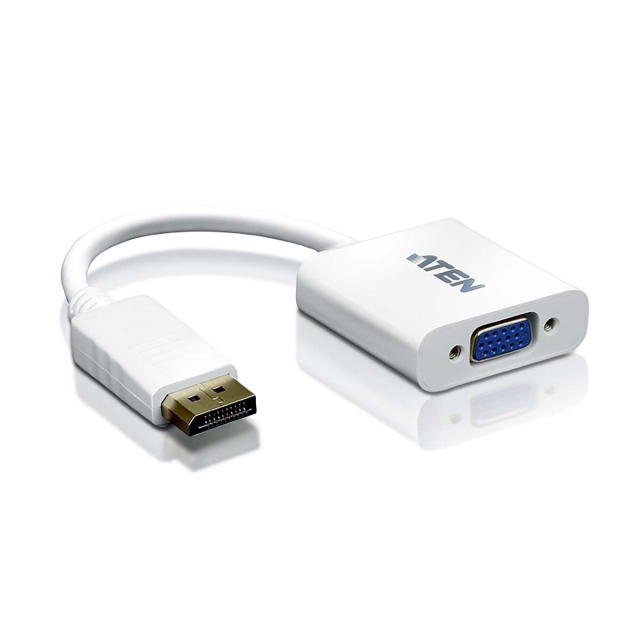 aten Displayport Kabel DisplayPort Han - VGA Hun 0.15 m Hvid