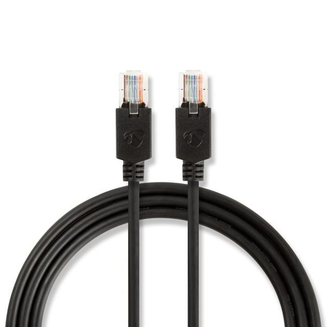 Nedis CAT5e netværkskabel | U/UTP | RJ45 Han | RJ45 Han | 15.0 m | Runde | LSZH | Antracit | Window Box
