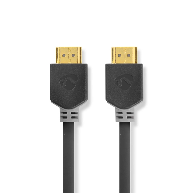 Nedis High Speed HDMI ™ kabel med Ethernet | HDMI™ Stik | HDMI™ Stik | 4K@30Hz | ARC | 10.2 Gbps | 15.0 m | Runde | PVC | Antracit | Box