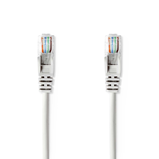 Nedis CAT5e netværkskabel | U/UTP | RJ45 Han | RJ45 Han | 2.00 m | Runde | PVC | Grå | Konvolut