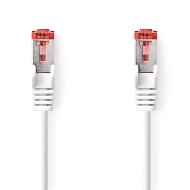 Nedis Kat 6 kabel | RJ45 Han | RJ45 Han | S/FTP | 20.0 m | Runde | LSZH | Hvid | Konvolut