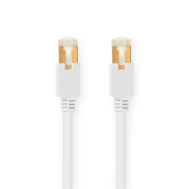 Nedis Kat 6 kabel | RJ45 Han | RJ45 Han | S/FTP | 1.50 m | Runde | LSZH / PVC | Hvid | Window Box