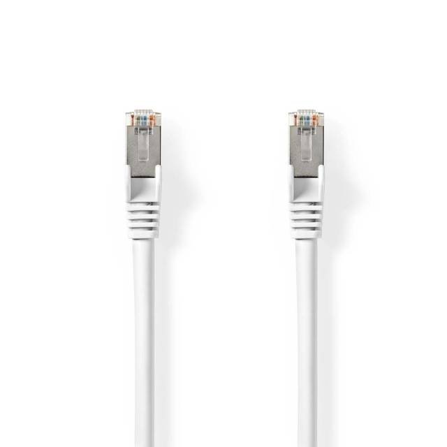 Nedis Cat 8.1 netværkskabel | S/FTP | RJ45 Han | RJ45 Han | 0.15 m | Runde | LSZH | Hvid | Konvolut