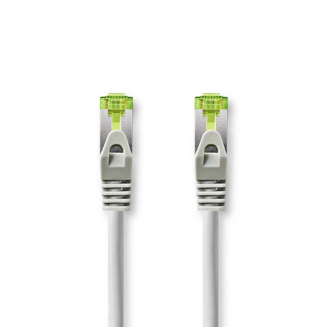 Nedis CAT7 netværkskabel | S/FTP | RJ45 Han | RJ45 Han | 10.0 m | Snagless | Runde | LSZH | Grå | Box