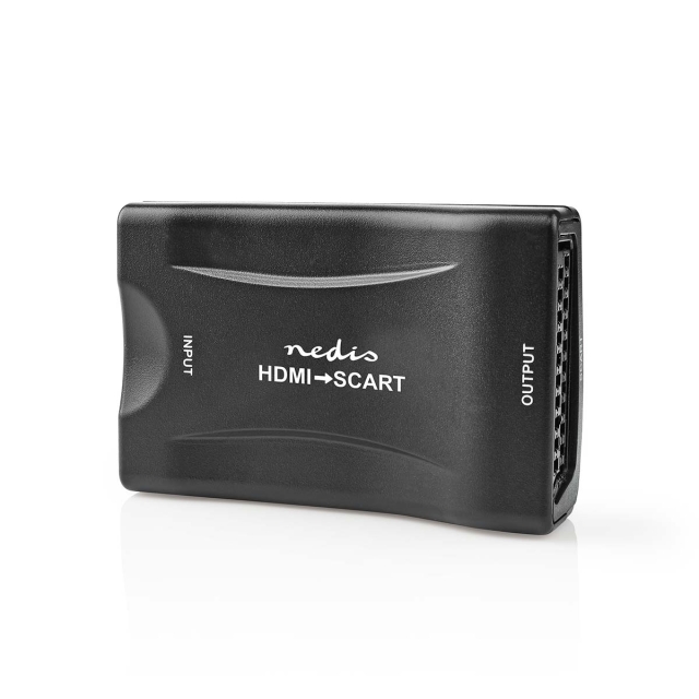Nedis HDMI ™ Converter | HDMI™ Input | SCART Female | 1-vejs | 1080p | 1.2 Gbps | ABS | Sort