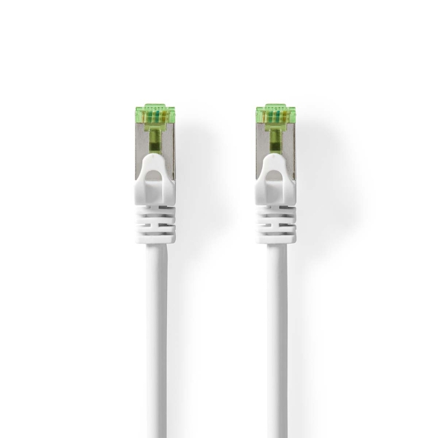 Nedis CAT7 netværkskabel | S/FTP | RJ45 Han | RJ45 Han | 5.00 m | Snagless | Runde | LSZH | Hvid | Box