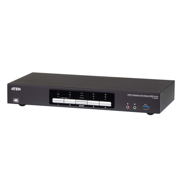 4-Port USB 3.0 4K DisplayPort Dual Display KVMP™-switch