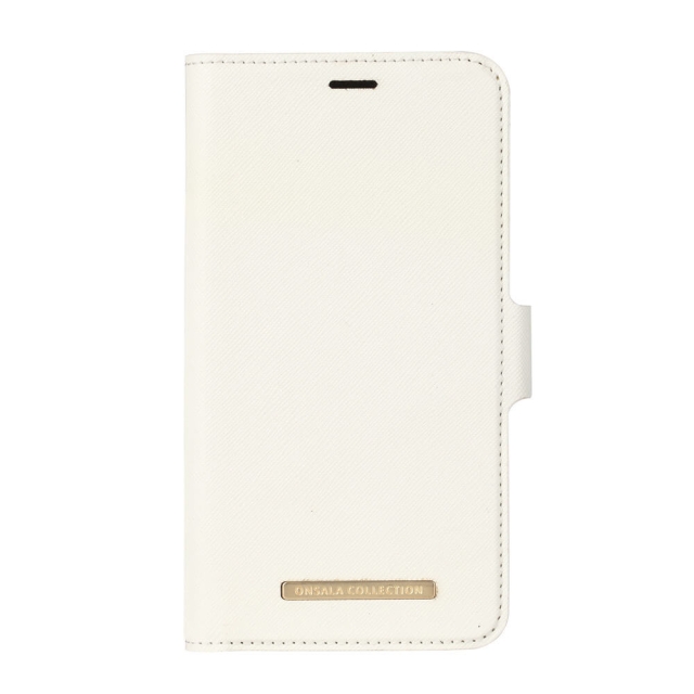 Onsala COLLECTION Wallet Saffiano White iPhone XR