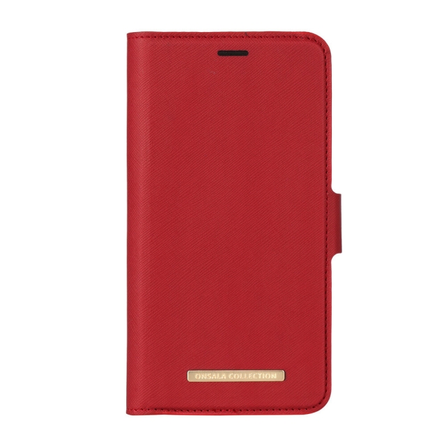 Onsala COLLECTION Wallet Saffiano Red iPhone XR