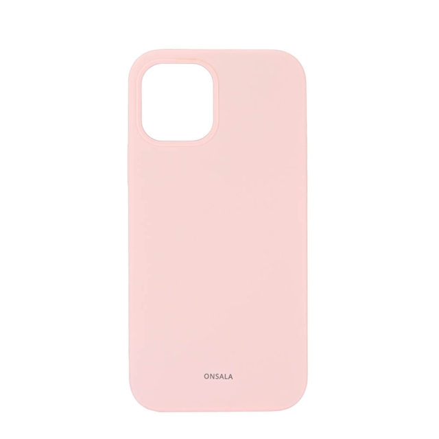 Onsala Mobilcover Silikone Chalk Pink - iPhone 12 / 12 Pro